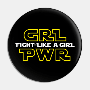 Cool Tees Girl Power Women's Geek Pin