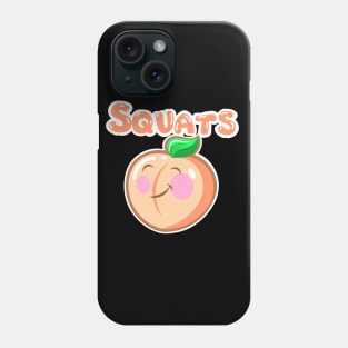 girls who squat, squat funny, fitness humor, gym girl Phone Case