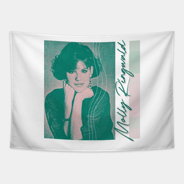 Molly Ringwald / / 80s Style Aesthetic Fan Design Tapestry by unknown_pleasures