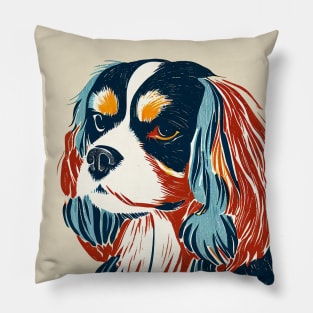 King Charles Painting Pillow