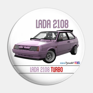 Lada 2108 Turbo Pink Pin