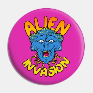 Alien Invasor Pin