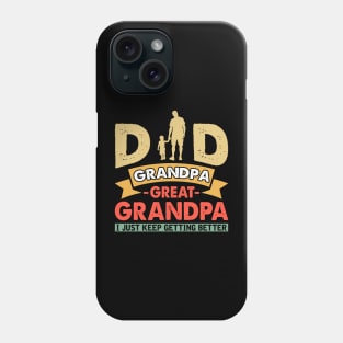 Funny Great Grandpa for Fathers Day Phone Case