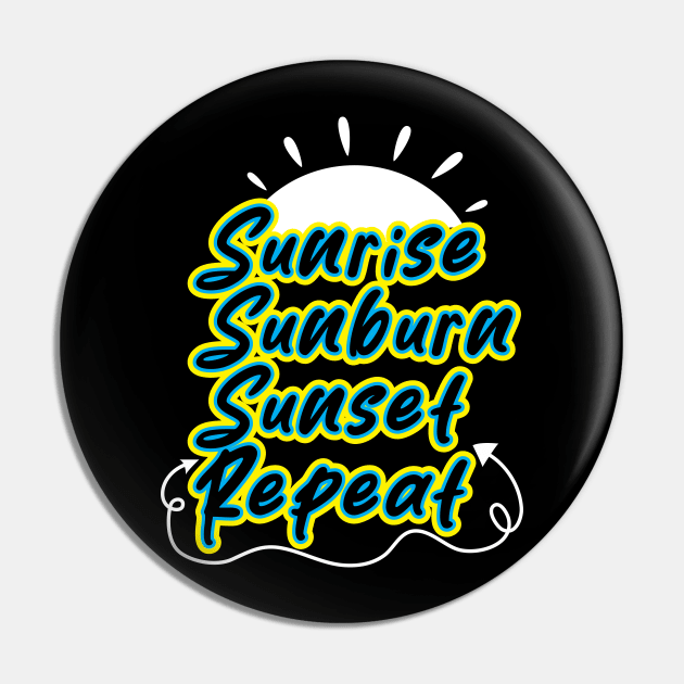 Tequila Sunrise And Sunshine Pin by ArticArtac