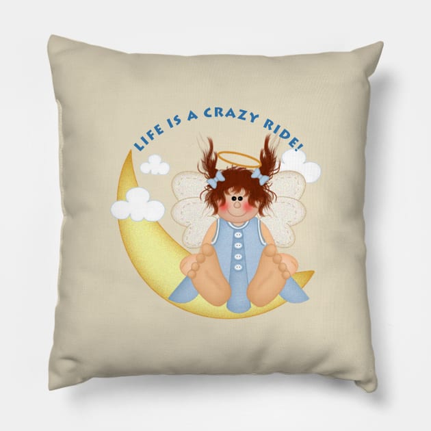 Crazy Ride Pillow by angelwhispers