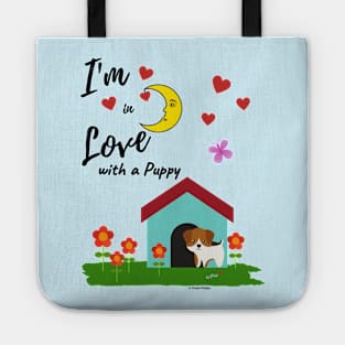 I'm in Love with a Puppy Tote