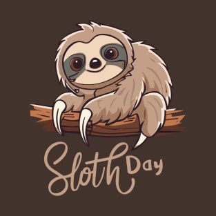 International Sloth Day – October T-Shirt