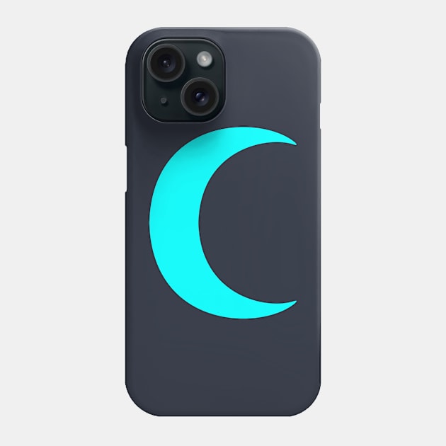 Crescent (aquamarine) Phone Case by PabloDeChenez