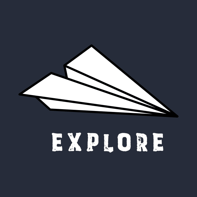 Curious Explorer Paper Plane by happinessinatee