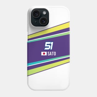 IndyCar 2022 - #51 Sato Phone Case