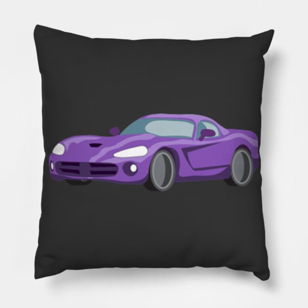 Cars Purple One Pillow by Socity Shop