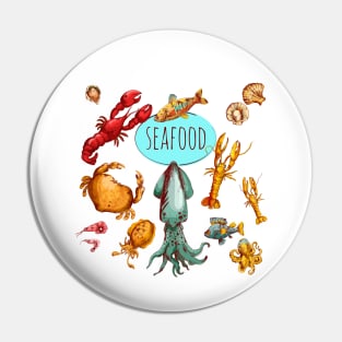 Seafood Pin