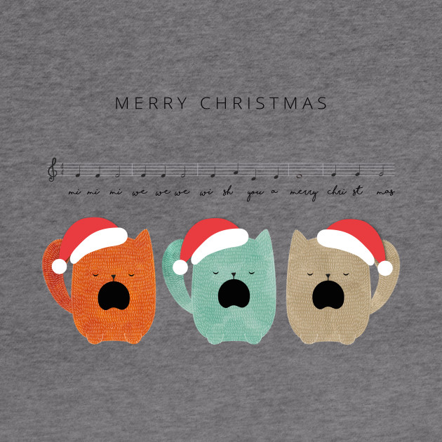 Cats Singing Xmas Song We Wish You A Merry Christmans Xmas