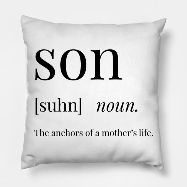 Son Definition Pillow by definingprints