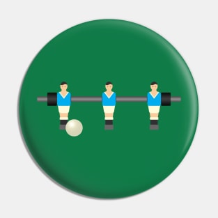 Foosball Blue Pin