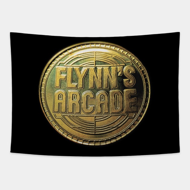 Flynn's Arcade Token Tapestry by namelessshape