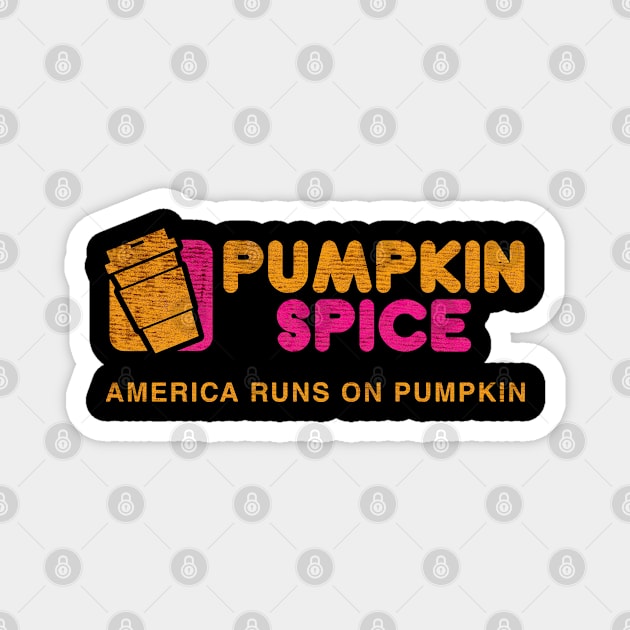 American Runs on Pumpkin Magnet by lindyss