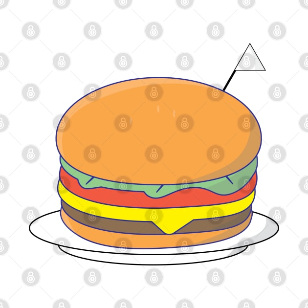 Cheesee Burger by Mathew Graphic