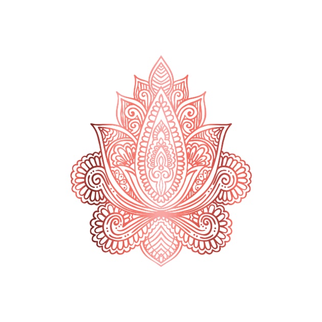 Rose Gold Lotus by UrbanEpiphany