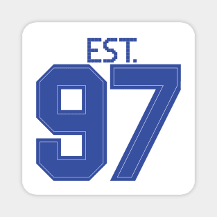 Est. 97 blue Magnet