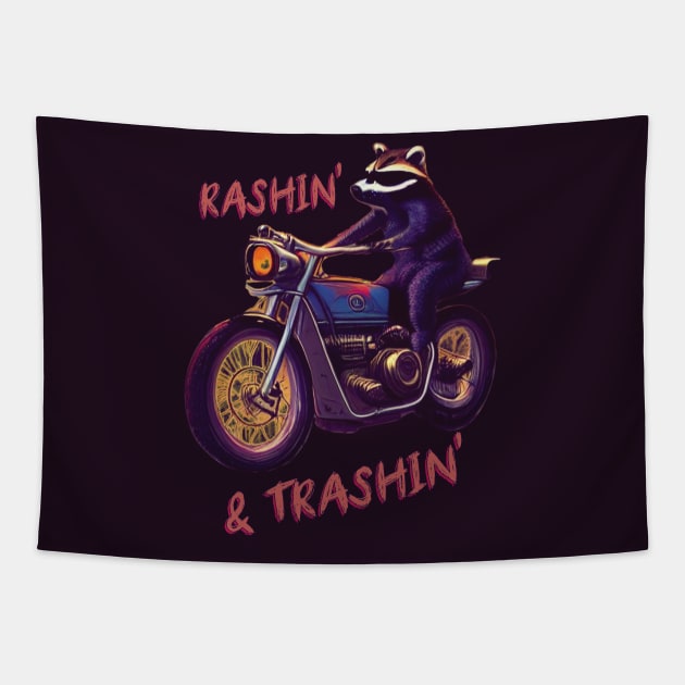 Rashin' & Trashin' Tapestry by Lonesto