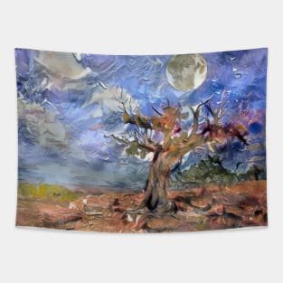 Withered tree Tapestry