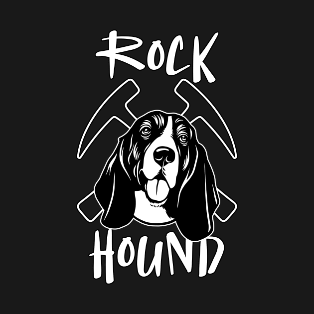 Rock Basset Hound Rockhound by Crimson Leo Designs