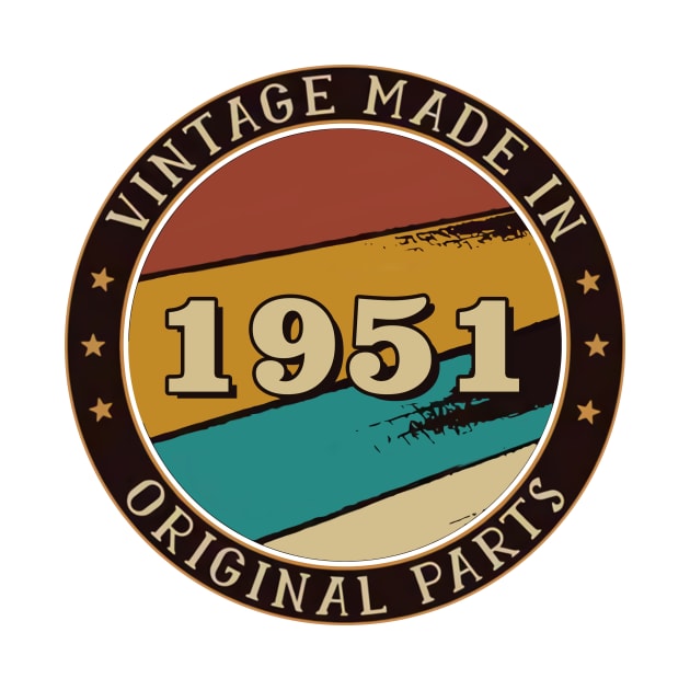 Vintage Made In 1951 Original Parts by super soul