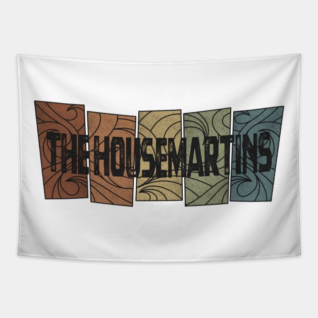 The Housemartins Retro Pattern Tapestry by besomethingelse