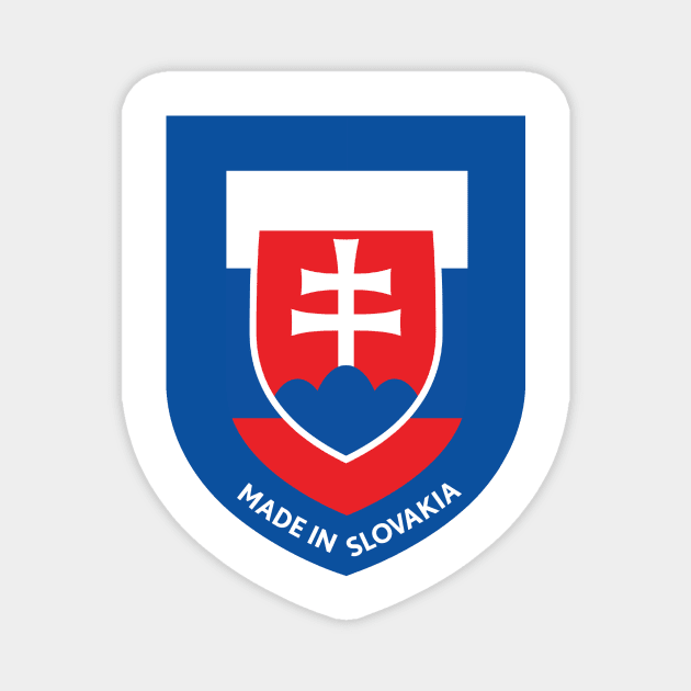 Slovakian flag sticker Magnet by scotmccormack