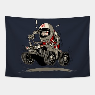 Cartoon Buggy Tapestry