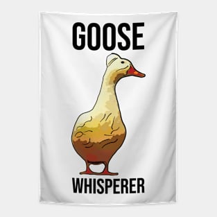 Funny Goose Whisperer Tapestry