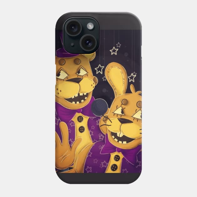 Spring Bonnie and Fredbear from FNaF Phone Case by mmorrisonn33