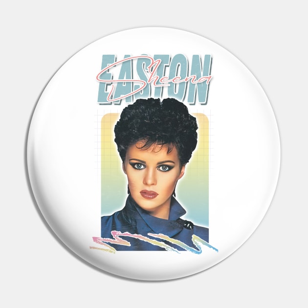 Sheena Easton / 80s Retro Fan Design Pin by DankFutura