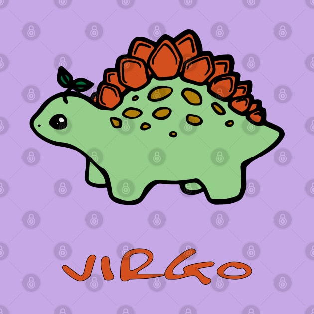 baby Virgo dinosaur by lazykitty