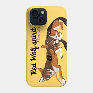 Canis rufus the Wolf Spirit #2 Phone Case