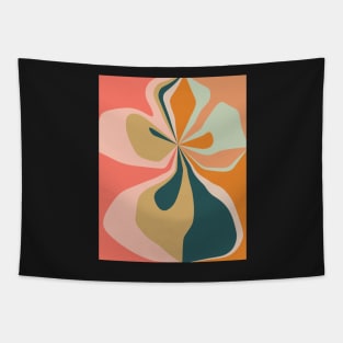 Morning Hibiscus - Abstract Art Print Tapestry