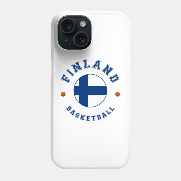 Finland Basketball Phone Case by CulturedVisuals