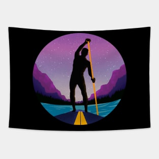 6 AM SUP Club (circle design) Tapestry