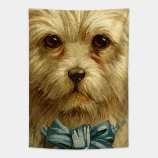 Cute Vintage Dog Illustration / Dog Lover Gift Tapestry