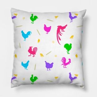 Chickens, chickens everywhere Pillow