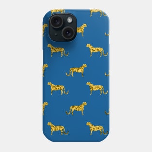 Cheetahs Blue Phone Case