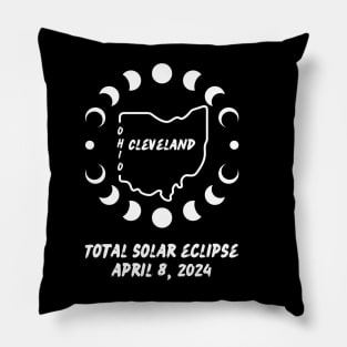 Ohio Total Solar Eclipse 2024 Pillow