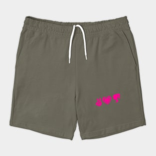 Peace Love Pink B Shorts