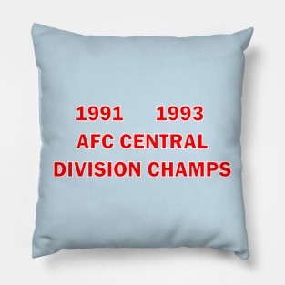 Houston Oilers 1991 1993 AFC Central Division Champs Pillow