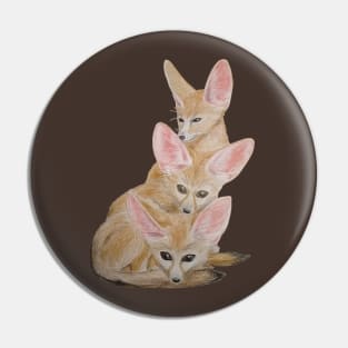 fennec fox Pin