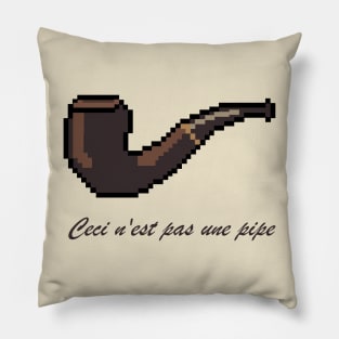 Ceci n'est pas une pipe Pillow