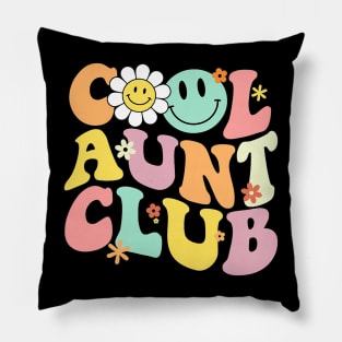 Groovy Cool Aunts Club Auntie Funny Best Aunt Ever Pillow