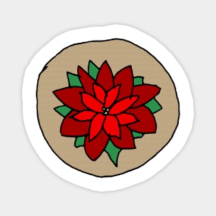 Poinsettia Magnet