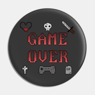 Game Over Pin